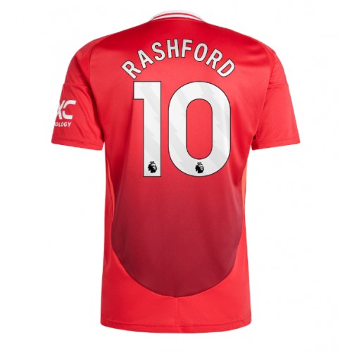 Dres Manchester United Marcus Rashford #10 Domaci 2024-25 Kratak Rukav